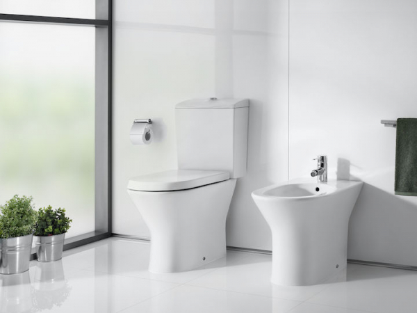Vas WC din portelan, evacuare dubla, 375 x 665 x 790 mm., Roca Nexo [11]