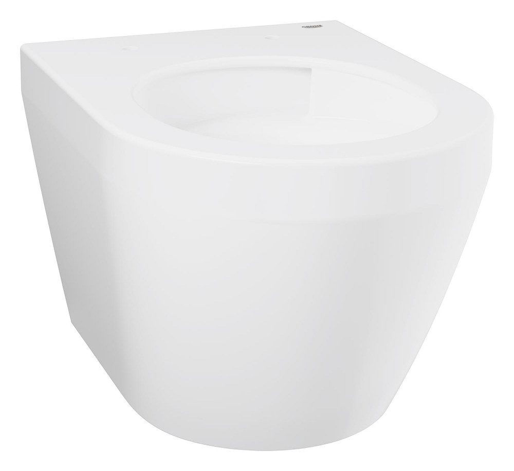 Vas WC Grohe Euro Ceramic WC de perete hung riml. compact, suspendat, pt rezervor incastrat, triple vortex, evacuare orizontala, Pure guard, compact, alb [4]