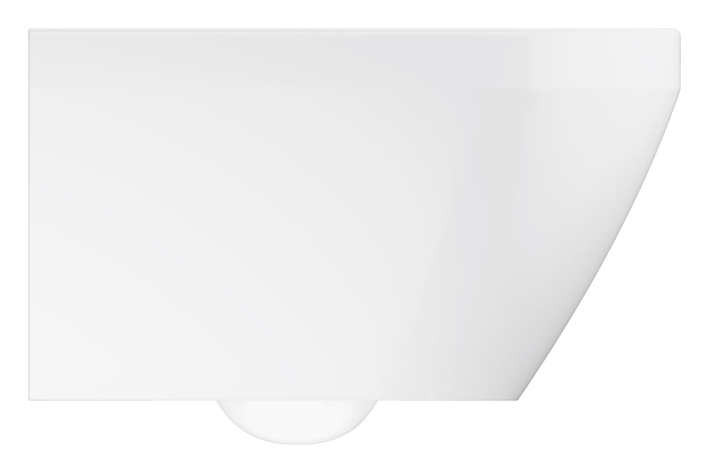 Vas WC Grohe Euro Ceramic WC rimless, suspendat, pentru rezervor incastrat, triple vortex, evacuare orizontala, capac WC, soft close, Pure guard, alb [6]