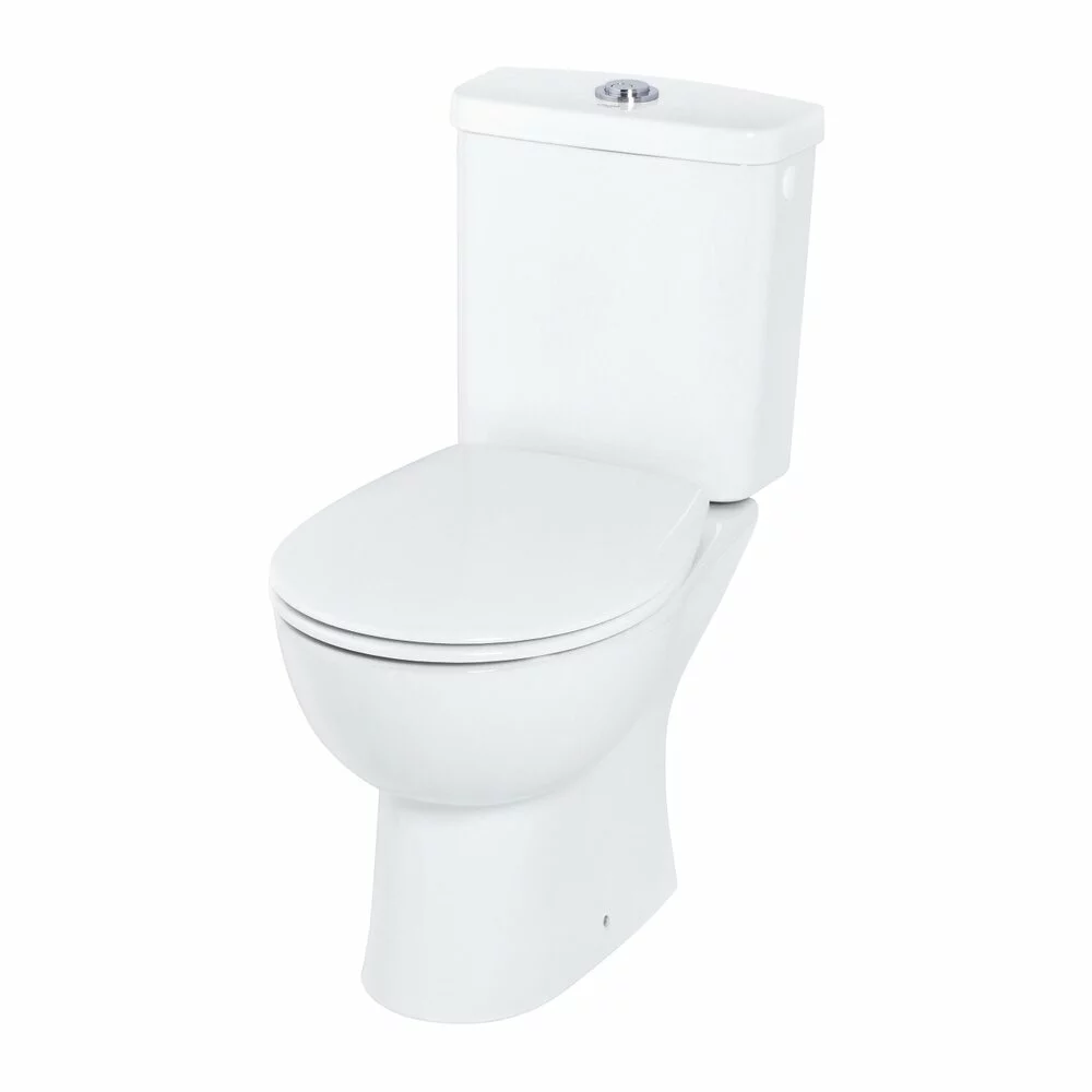Set vas WC de pardoseala cu rezervor asezat si capac softclose Grohe Bau Ceramic Rimless [2]