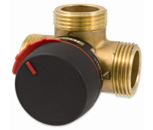 Ventil rotativ cu 3 cai de amestec, din alama, filetat exterior, PN10, DN15, kvs2,5 [1]
