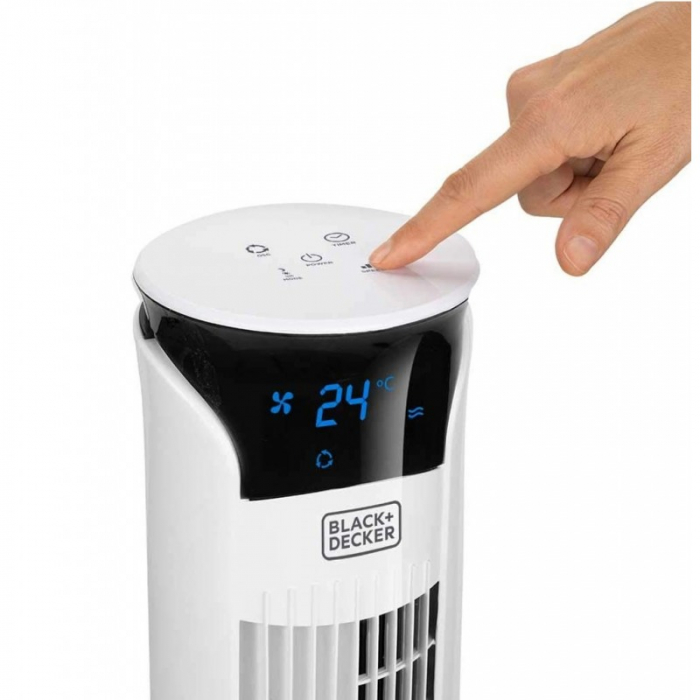 Ventilator turn alb Black+Decker 81 cm 45 W [3]