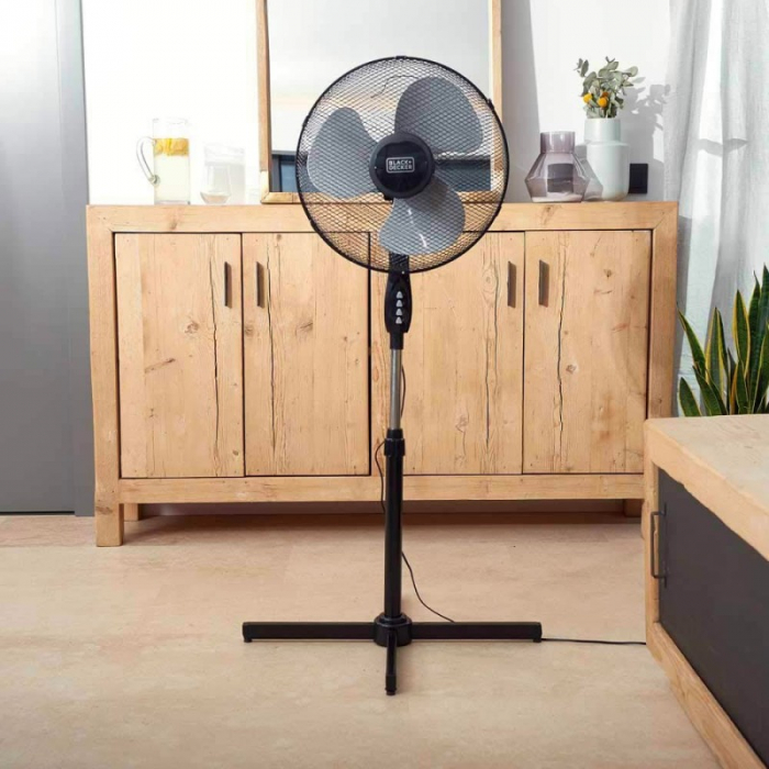 Ventilator negru cu picior Black+Decker 40 W [2]