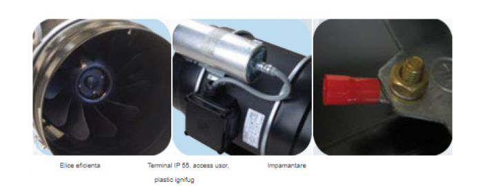 Ventilator de tubulatura, 1320 m³/h, Soler&Palau TD-1200/315 EX [2]