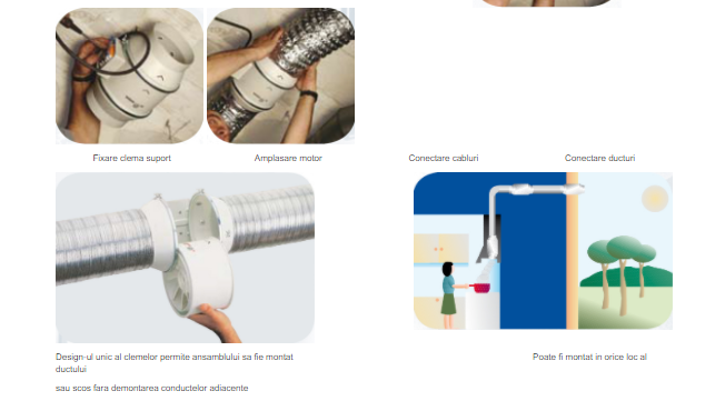 Ventilator de tubulatura, 580 m³/h, 3 viteze, Soler&Palau TD-500/160 MixVent [3]