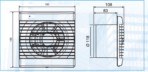 Ventilator extractie DECOR - 200 CR 230V 50 RE [2]