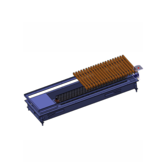 Convector de pardoseala cu convectie naturala, 229 W, Radox model RCN900/140/130 [4]