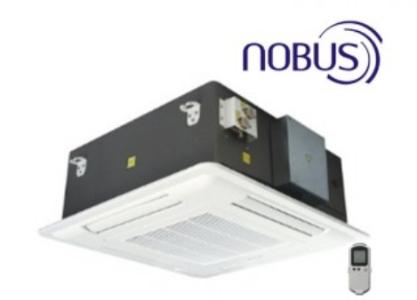 Ventiloconvector tip caseta de tavan cu 4 tevi (ventilator conventional), Nobus model KFA4P-136 4,8 kw cu telecomanda [1]