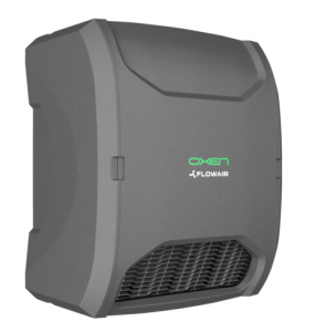 Recuperatoare de caldura - Recuperator caldura Flowair OXeN X2-E-1.2-V 1200 m³/h, 420 W, montaj pe perete, schimbator suplimentar electric
