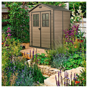 Casute de gradina - Casuta de gradina cu usa dubla, Keter Scala 6x5