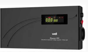 UPS-uri si stabilizatoare de tensiune - Stabilizator automat de tensiune orizontal cu releu Well 1000VA