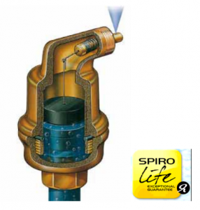 Robineti, racorduri si aerisitoare - Aerisitor automat, 1/2", 150°C, 25 bar, Spirotherm Spirotop AB050/025