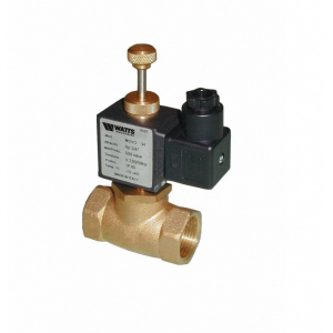 Ventile electromagnetice de gaz - Electrovalva gaz, alama, normal deschis, FI 1", 220Vca, 6bar