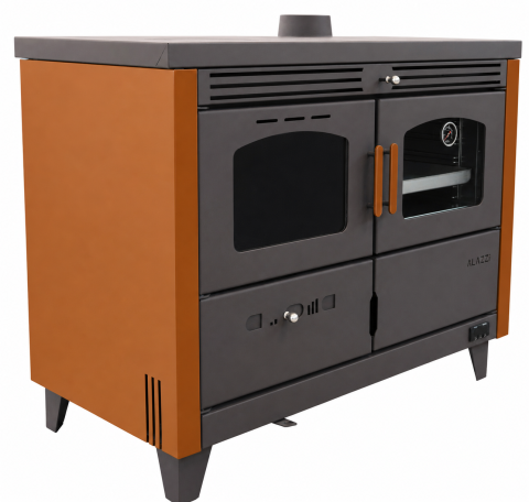 Termosemineu Fornello Alazzi 25 kW cu plita si cuptor [2]