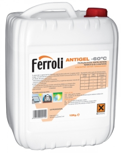 Solutii chimice - Antigel concentrat, aditivat termodinamic, 10 kg., Ferroli -60 C