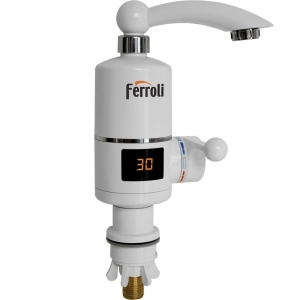 Centrale termice electrice - Robinet electric pentru apa calda instant Ferroli, model ARGO, cu afisaj digital si rezistenta 3kw