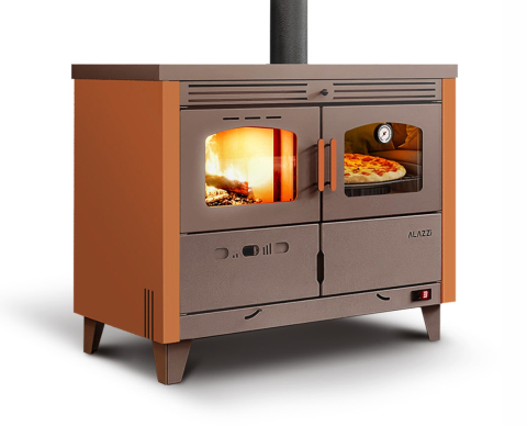 Termosemineu Fornello Alazzi 25 kW cu plita si cuptor [1]