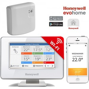 Termostate si automatizari centrale termice - Termostat de ambient smart fara fir Honeywell EvoHome 12 zone-ATP921