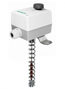 Echipamente pentru incalzire industriala - Termostat de tubulatura, imersie 200mm x Ø21mm, 0/+60ºC, histerezis ajustabil 2/20K