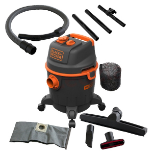Aspiratoare de casa si gradina - Aspirator umed/uscat Black+Decker 1200W 20L + priza - BXVC20 PTE