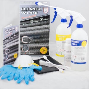 Solutii chimice - Pachet complet curatare exterior schimbator de caldura centrala in condensare CLEANEX OXI A+B, Chemstal