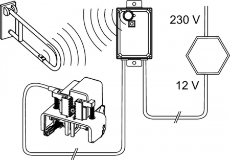 Unitate electronica de comanda wireless, WC TECEPLanus otel inox, 12V [2]