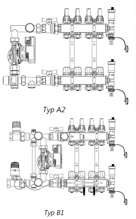 Grup de pompare si amestec, 1 tol, kvs 2.2, Capricorn 2D [2]