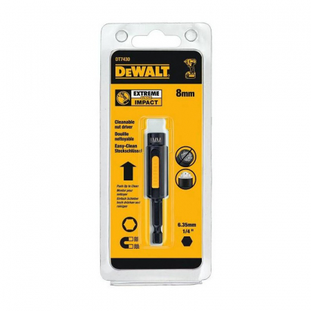 Unelte si scule de mana - Cheie DeWALT DT7430 cu magnet permanent /Easy Clean EXTREME IMPACT 8x75mm