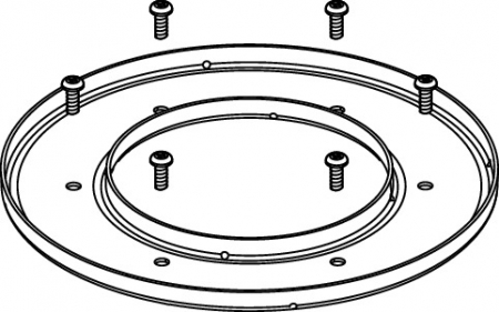 Set compresiune TECEdrainpointS pentru sistem etansare pe flansa [1]