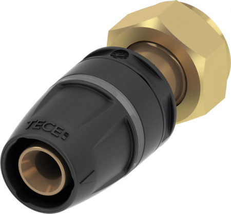 Fitinguri din bronz/PPSU - Racord olandez TECElogo-Push din PPSU/bronz Ø 32 x Ø 1 1/4"FI