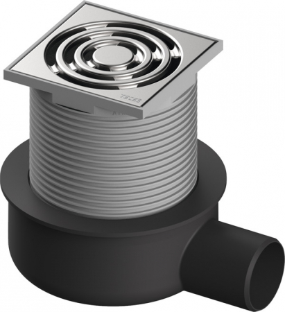 Sifoane TECEdrainpoint S - Sifon complet extraplat TECEdrainpointS, evacuare laterala DN 50
