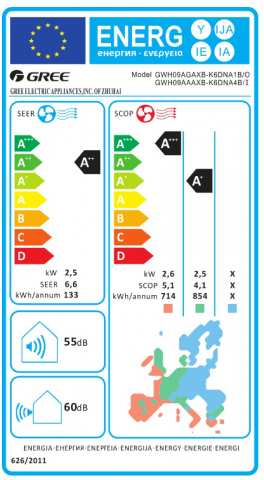 Aer conditionat Gree cu WiFi model BORA A4 SILVER 9000 BTU (kit instalare inclus) [2]
