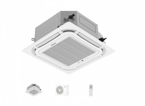 Echipamente de ventilatie si climatizare - Aer conditionat Gree tip caseta de tavan cu refulare 360° (620x620x47.5 mm) U-Match 18000 BTU