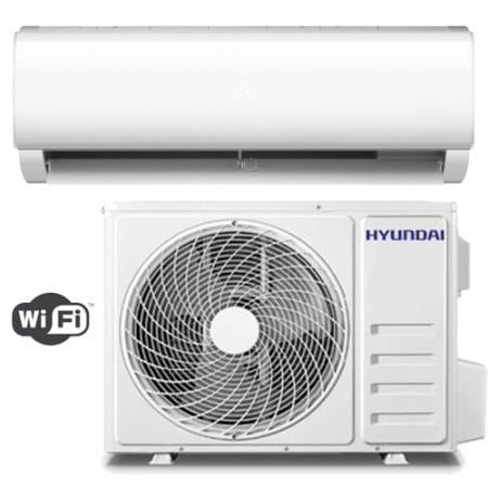 Aer conditionat de perete - Aparat de aer conditionat inverter Hyundai, model HYU-24HRFN8-QRD0GW, WiFi integrat si telecomanda - 24000 BTU
