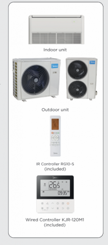 Aer conditionat Midea Floor Ceiling montaj podea si tavan 36000 BTU [1]