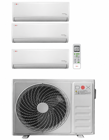 Pachete aer conditionat multisplit - Aer conditionat multisplit Radox 36000 BTU modul WiFi (3 unitati interioare x 12000 BTU si UE 27000 BTU)