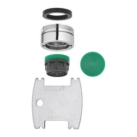 Obiecte sanitare - Aerator Grohe M24x1, filet tata, 7.5 l/min