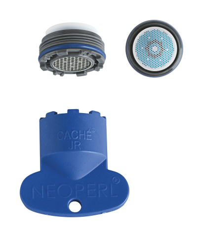 Obiecte sanitare - Aerator Grohe pentru baterii bucatarie si baie, cheie inclusa, 6.6l/min, filet tata, filet interior