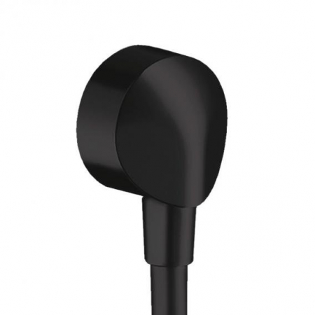 Obiecte sanitare - Accesoriu Hansgrohe FixFit E pentru furtun dus negru mat