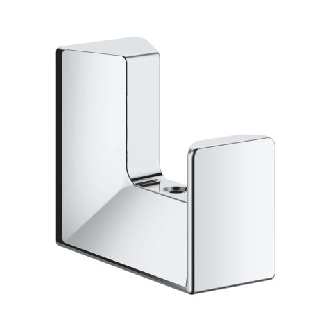 Obiecte sanitare - Agatatoare Grohe Selection Cube, metalic, finisaj, montare pe perete, elemente fixare ascunse, crom