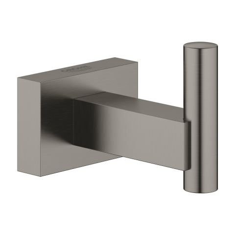 Obiecte sanitare - Agatatoare prosop Grohe Essentials Cube, fixare ascunsa, antracit mat