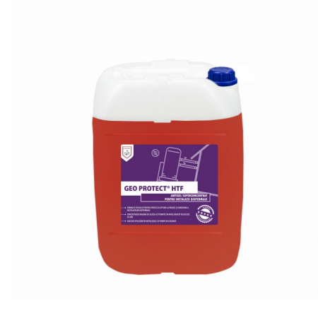 Solutii chimice - Antigel superconcentrat pentru instalatii geotermale, pe baza de monoetilenglicol (MEG) 20 kg Geo Protect HTF, Chemstal