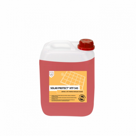Echipamente de incalzire si producere ACM din surse regenerabile - Antigel -28grC pentru instalatii solare, formulat cu mix de glicoli aditivati 20 kg Solar Protect HTF S45, Chemstal