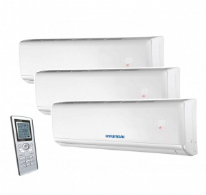 Echipamente de ventilatie si climatizare - Aparat aer conditionat multisplit Hyundai Inverter 27000 BTU (3 unitati interioare x 9000 BTU)