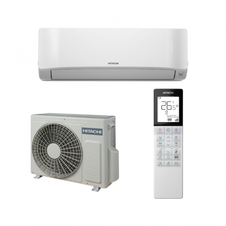 Aer conditionat de perete - Aparat de aer conditionat, 12000 Btu, Wi-Fi inclus, Hitachi Air Home 400