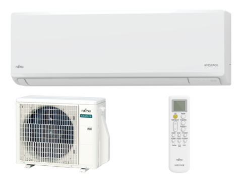 Aer conditionat de perete - Aparat de aer conditionat cu WiFi, Fuijitsu seria ECO 9000 BTU