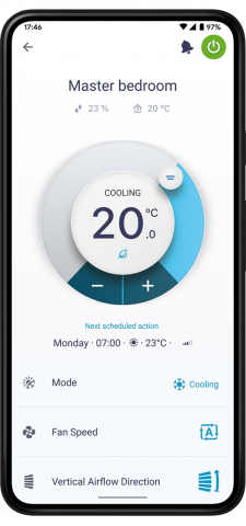 Aparat de aer conditionat inverter Daikin Siesta Blue Evolution 12000 BTU WiFi inclus [3]