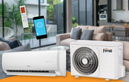 Pachete aer conditionat multisplit - Aparat de aer conditionat multisplit Ferroli Giada M 27000 BTU (3 unitati interioare x 9000 BTU)