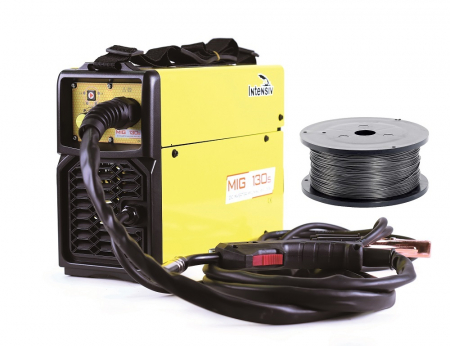 Scule si dispozitive de lucru - Aparat de sudura MIG-MAG, 120 A, Intensiv MIG 130s + rola de sarma flux 1 kg