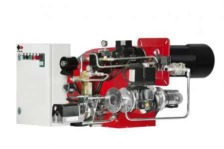 Arzatoare cazane - Arzator mixt pe gaz/motorina, modulant, 1160-2900 kW, 3", cap de ardere lung, F.B.R K 250/M TL EL + R CE-CT